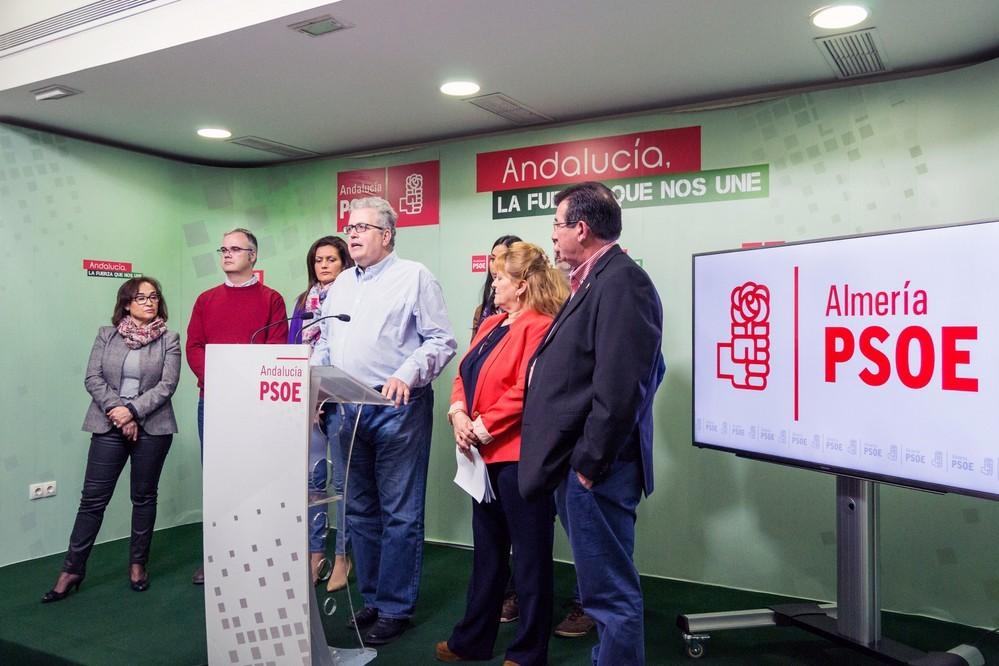 El PSOE de El Ejido solicitará un pleno para que la corporación repruebe al alcalde tras el anuncio de su imputación
