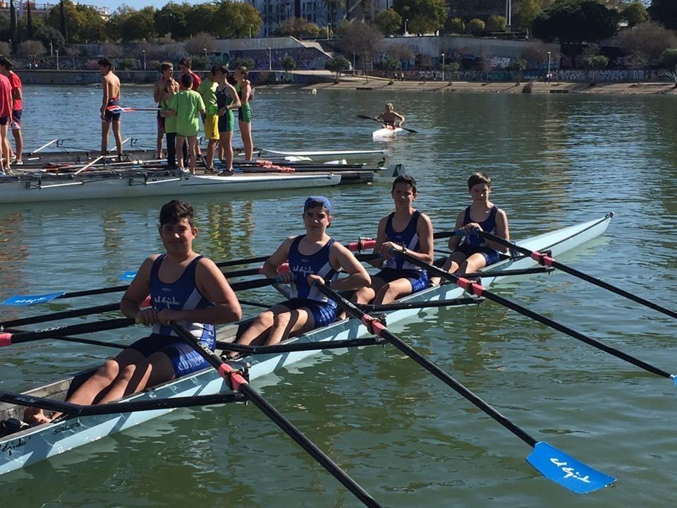 Club Tiempo Libre se alza con cuatro medallas en el Campeonato de Andalucía de remo
