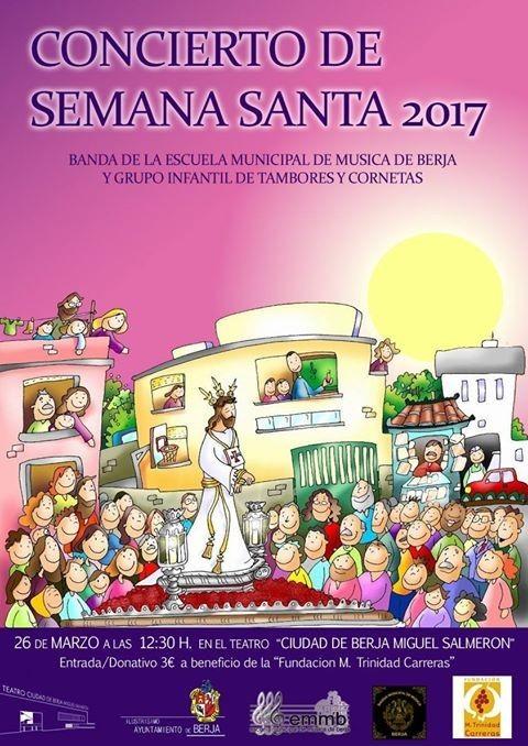 La Escuela Municipal de Música de Berja ofrece un concierto de Semana Santa este domingo
