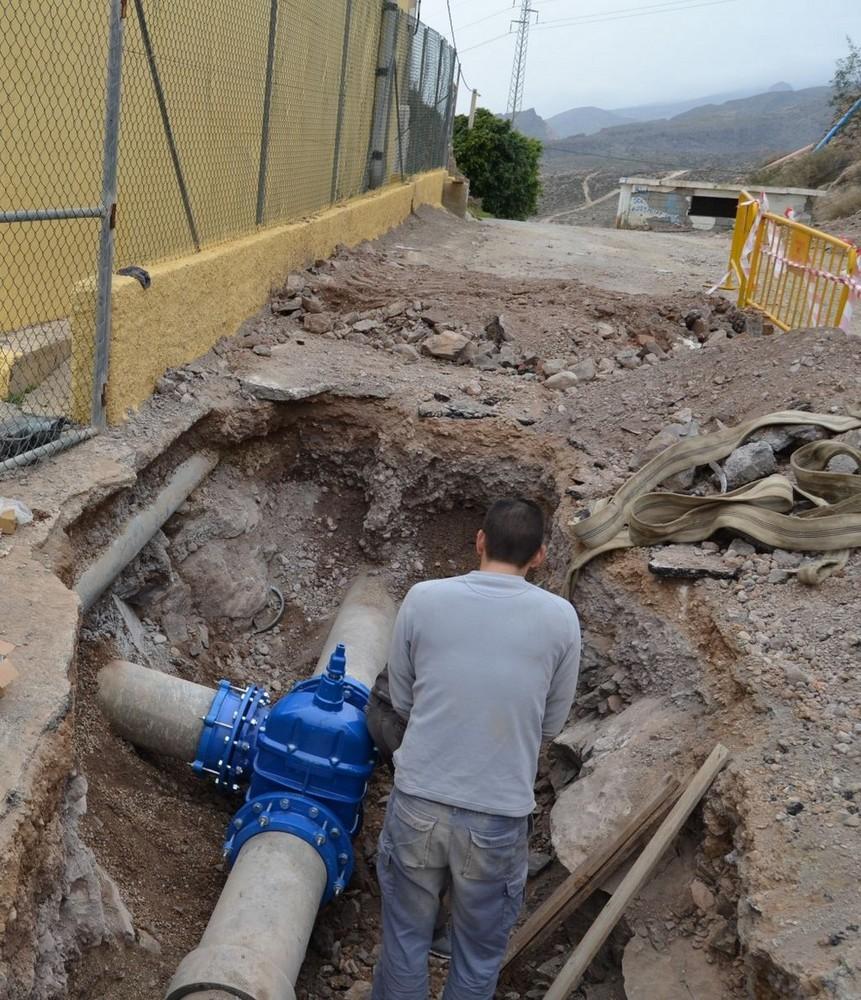 Cortes de agua en una decena de barriadas del diseminado de Vícar