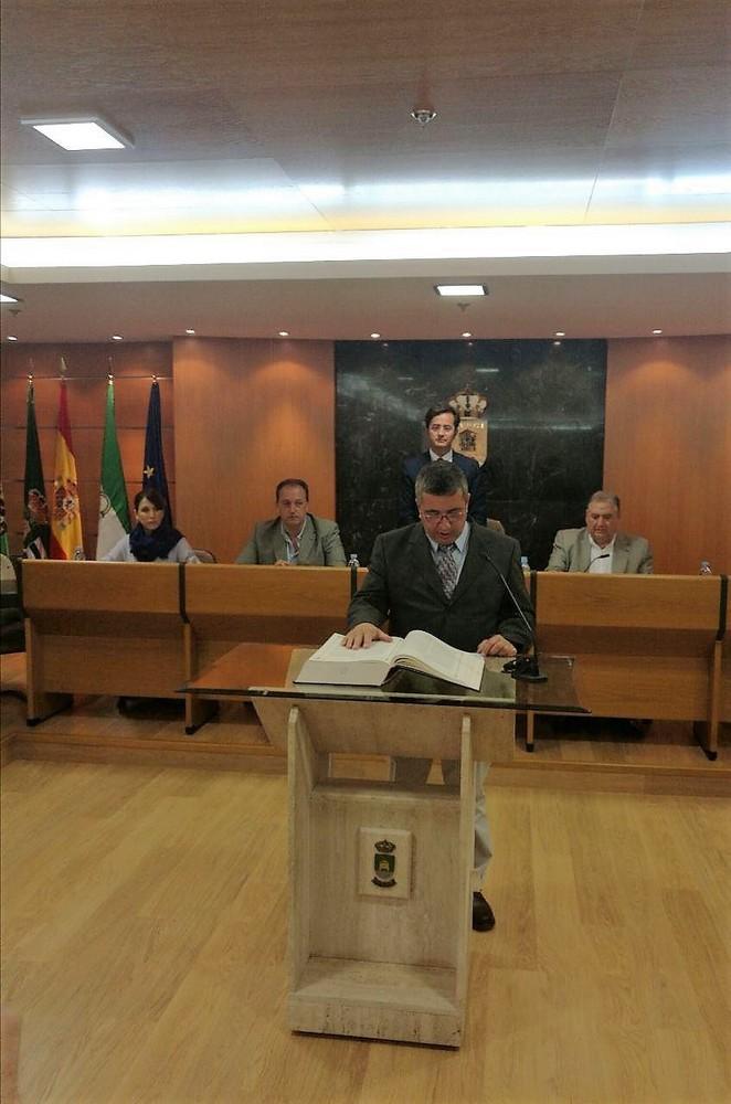 Cayetano Andreu toma posesión como concejal de Cs en el Ayuntamiento de El Ejido
