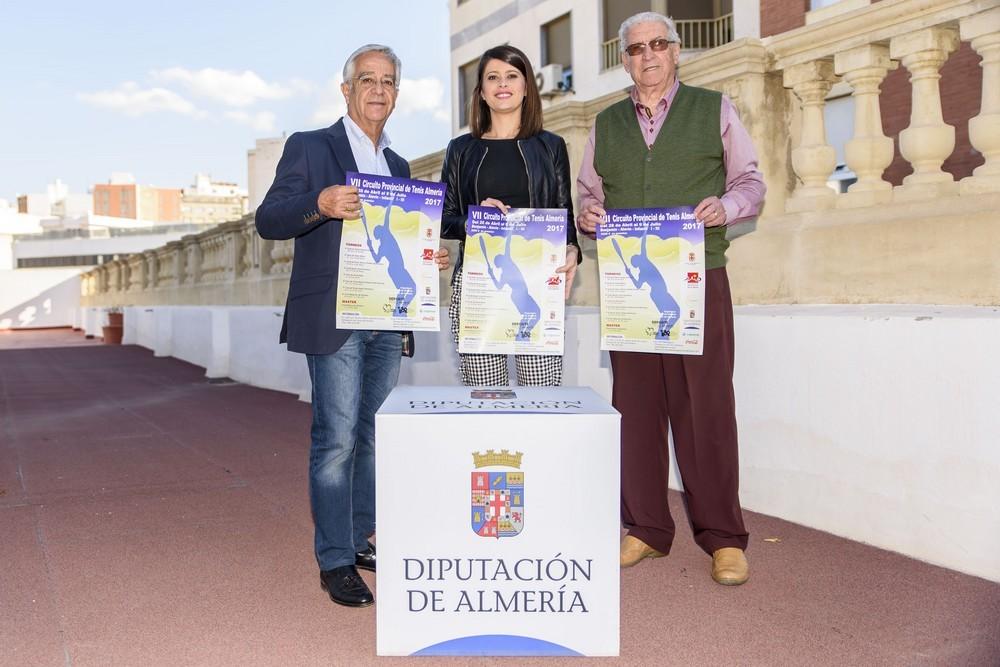 Diputación y Federación celebran entre abril y julio el VII Circuito Provincial de Tenis Almería