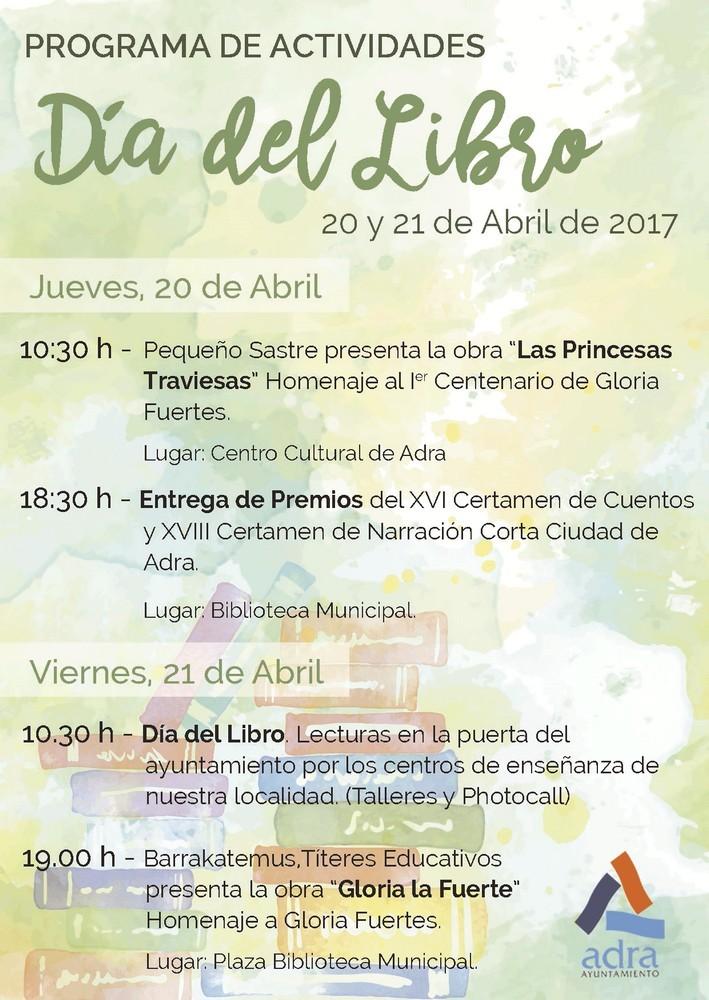 Adra conmemorará el Día del Libro con un homenaje a Gloria Fuertes