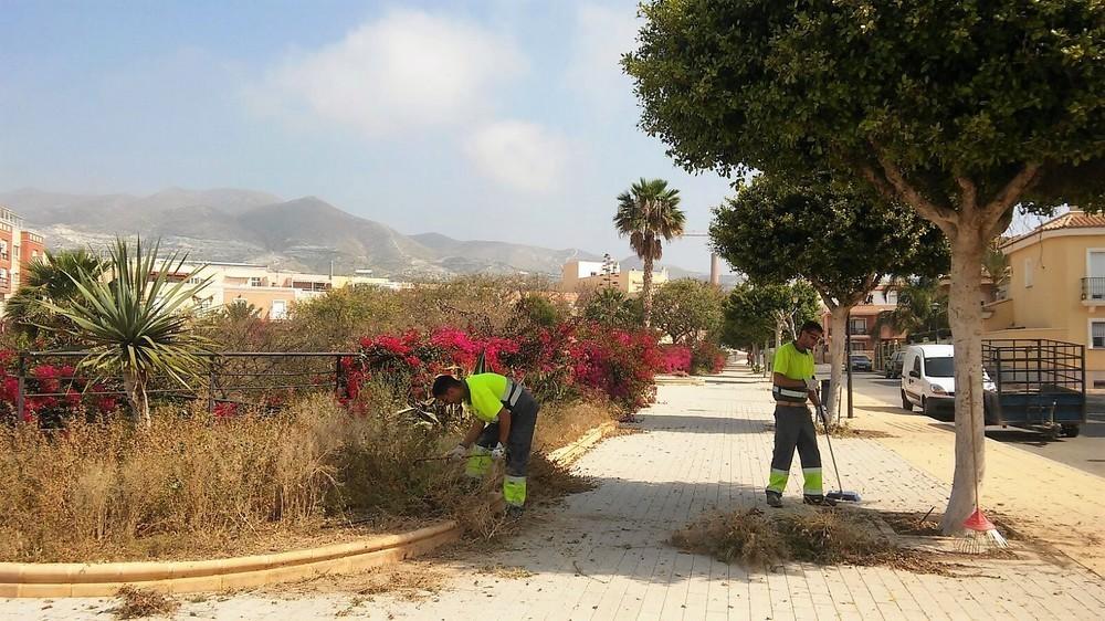 Ayuntamiento de Adra acomete una actuación integral en el Parque del Cercado