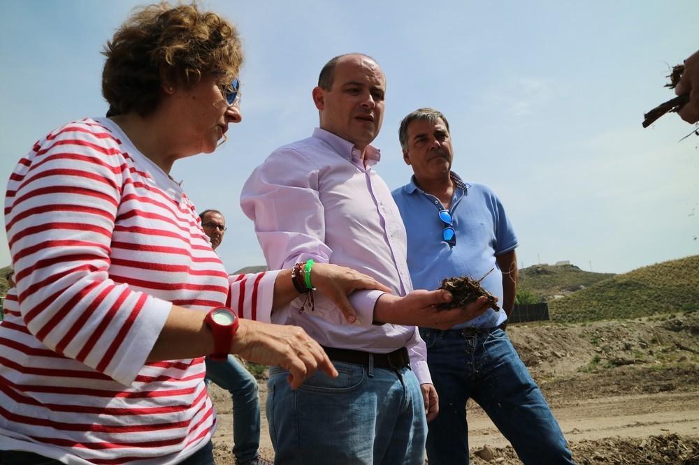 Avanzan los trabajos de restauración en el río Adra que están recuperado la capacidad de desagüe del río y van a garantizar su progresiva naturalización