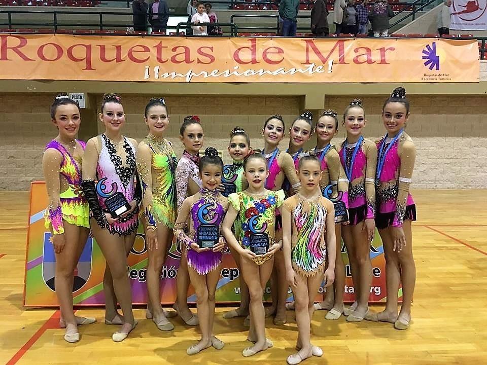 Gran fin de semana para el Club Rítmica El Ejido en la Fase Oriental de Andalucía