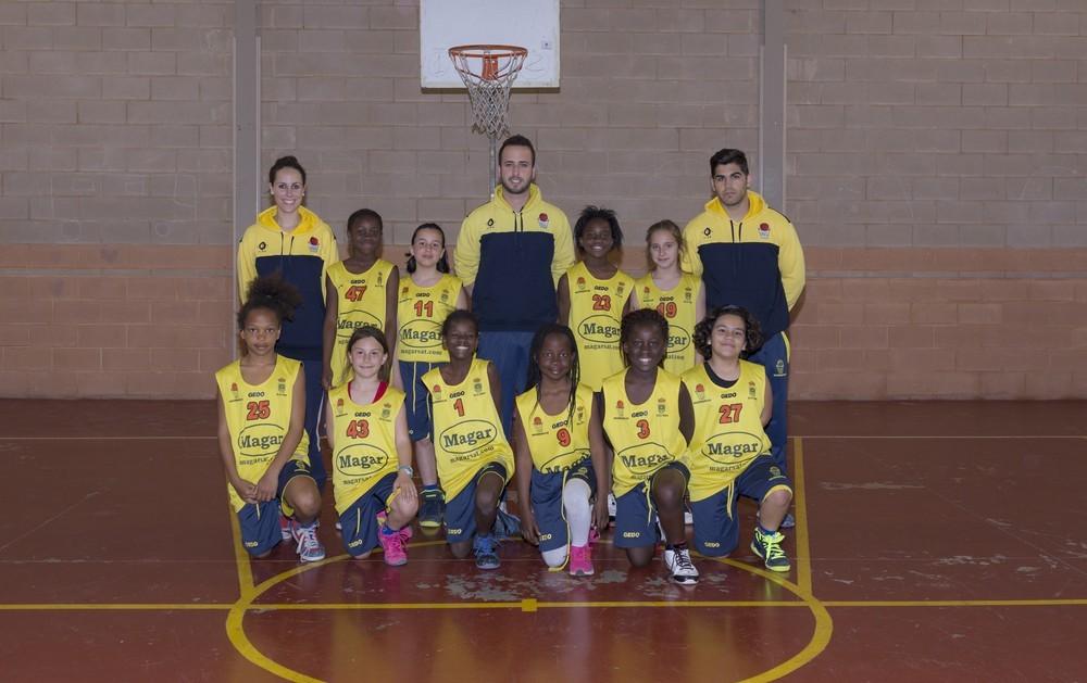 Magarsat.com CB La Mojonera, subcampeón de la liga premini femenina