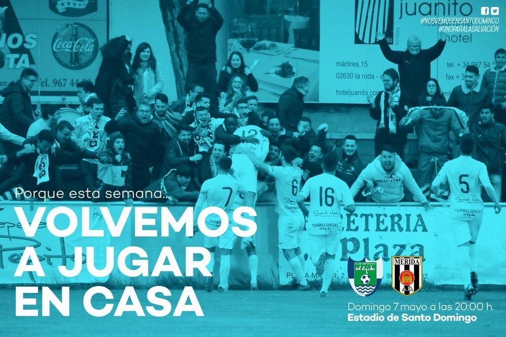 El CD El Ejido lanza la campaña #NosVemosEnSantoDomingo