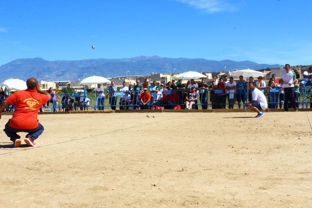 Jugadores y aficionados de toda España se dieron cita en el Caampeonato nacional individual de petanca