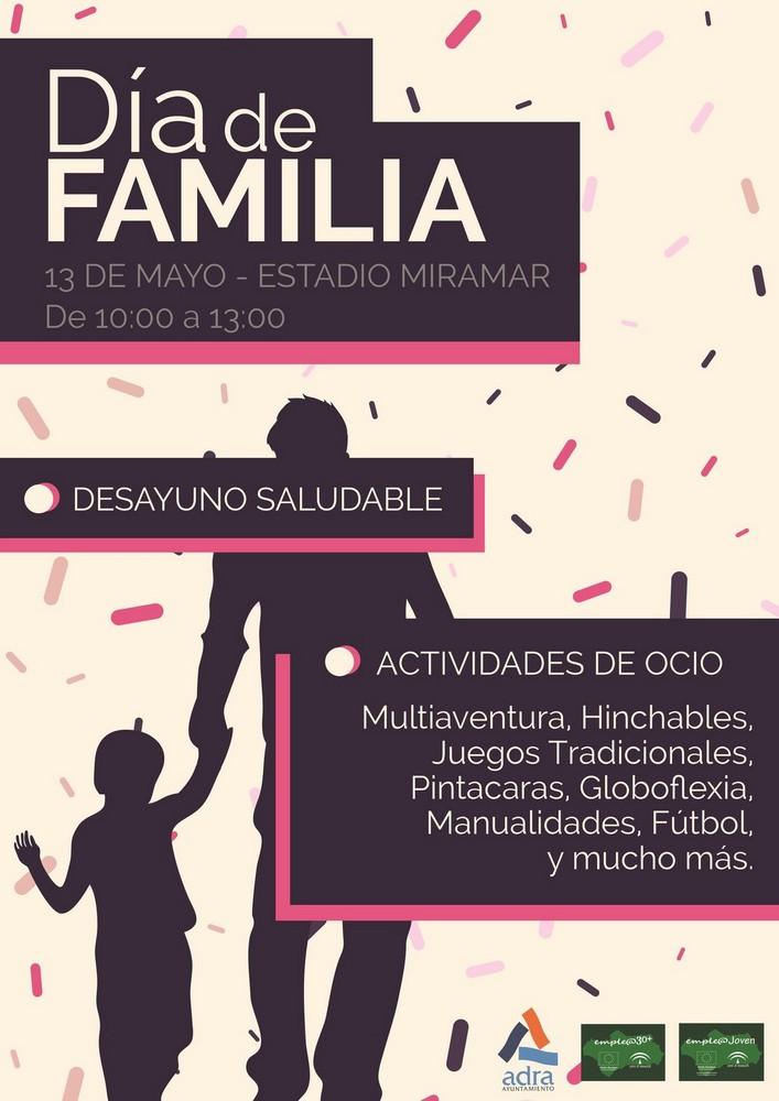 Adra organiza el ‘Día de Familia’ el próximo 13 de mayo con actividades y sorteos