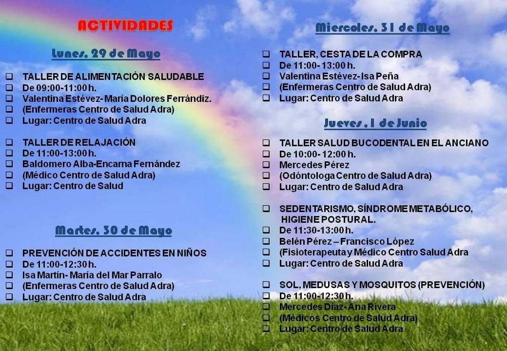 Adra celebra la ‘Semana de la Salud’ con talleres preventivos y actividades deportivas