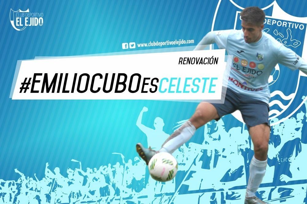 Emilio Cubo renueva con el CD El Ejido por dos temporada más