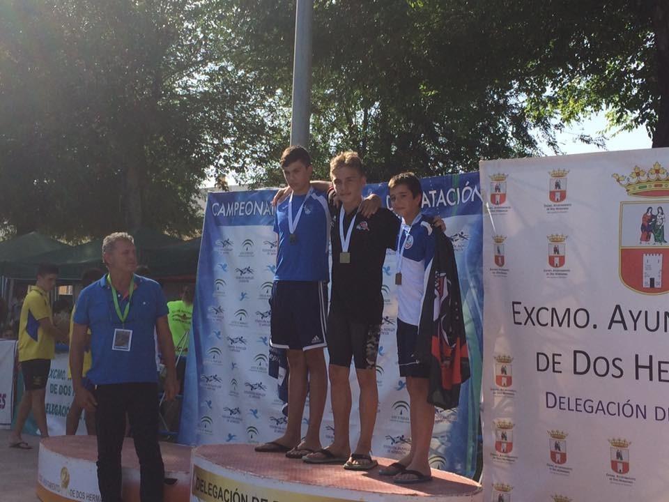 H2O El Ejido logra siete metales en el Campeonato andaluz alevín de natación