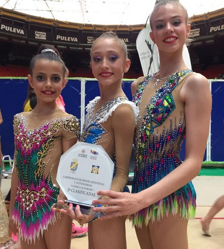 Rítmica El Ejido sube al segundo cajón del pódium del Campeonato nacional por autonomías