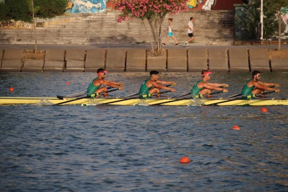 El remero ejidense Marcelo García, subcampeón de España cuatro scull absoluto masculino