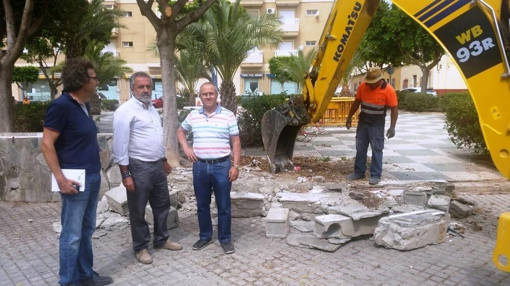 El Ayuntamiento de El Ejido arranca las obras de adecuación y remodelación integral de la Plaza Francisco Velarde