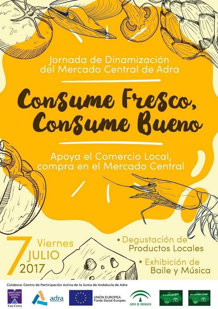 Ayuntamiento de Adra lanza la campaña ‘Consume fresco, Consume bueno’ para dinamizar el Mercado Central