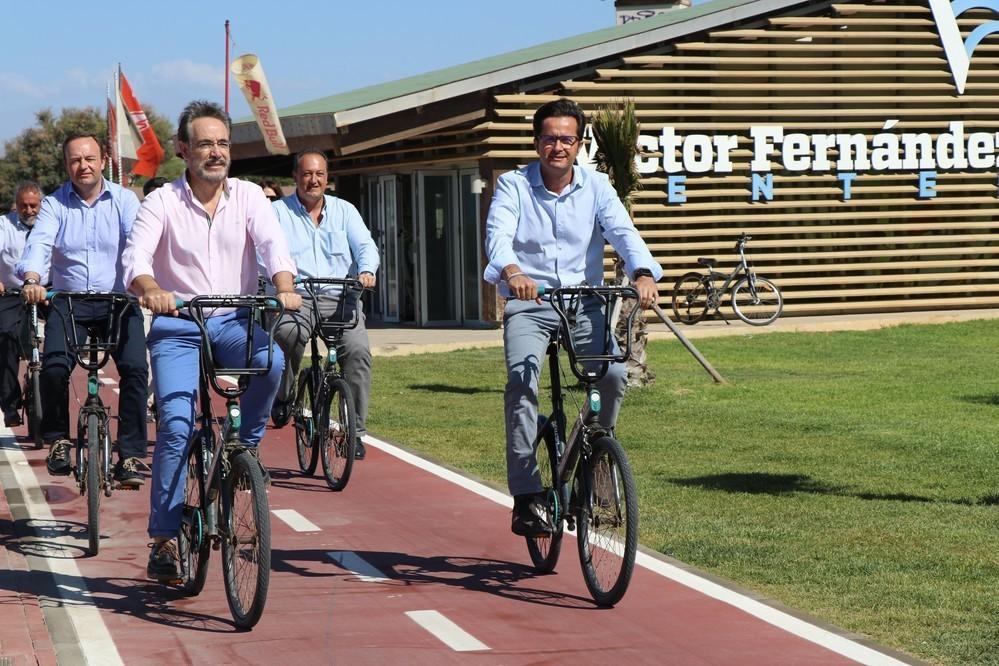 El carril bici que conecta Almerimar y El Ejido impulsa la movilidad sostenible y la oferta turística de todo el municipio