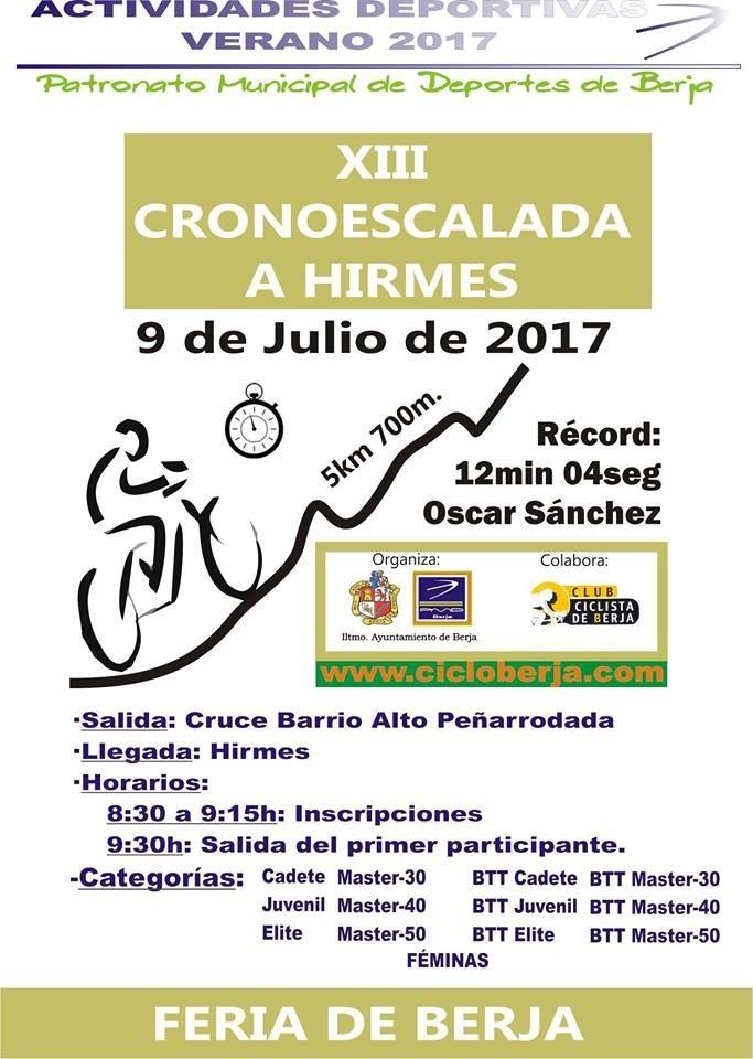 Este domingo llega la emoción de la XIII Cronoescalada a Hirmes