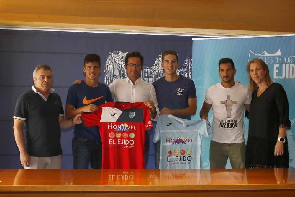 Carralero, Javi Hernández y Echu, experiencia, juventud y formación para el CD El Ejido esta temporada