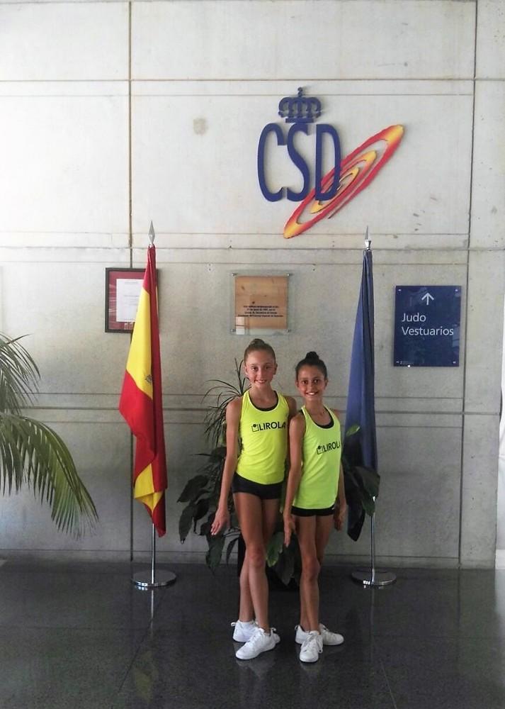 Las gimnastas ejidenses Valeria Márquez y María Jiménez convocadas para asistir al Centro de Alto Rendimiento de Madrid