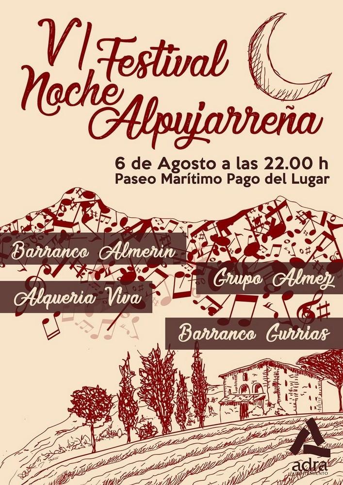 El Pago del Lugar acoge este domingo el VI Festival Noche Alpujarreña
