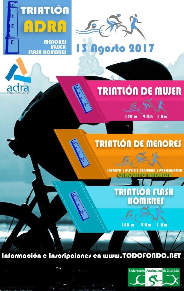 Adra vivirá su I Triatlón el próximo 13 de agosto