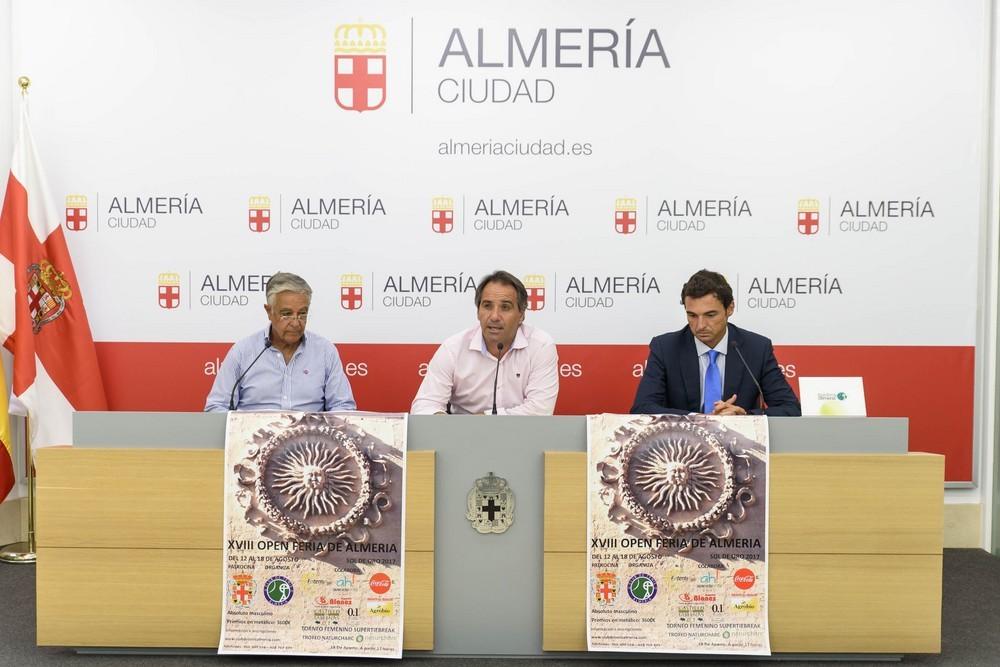 El 18º Open Feria de Almería mostrará el espectáculo del tenis del 12 al 18 de agosto