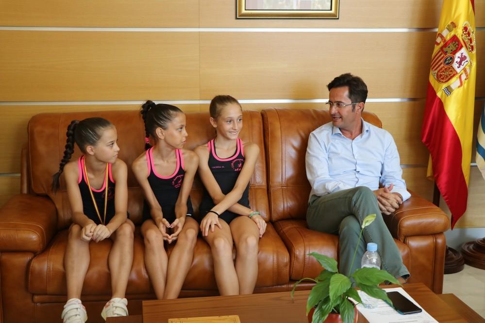 Góngora felicita al Club de Gimnasia Rítmica de El Ejido por su ascenso a Primera Categoría Nacional