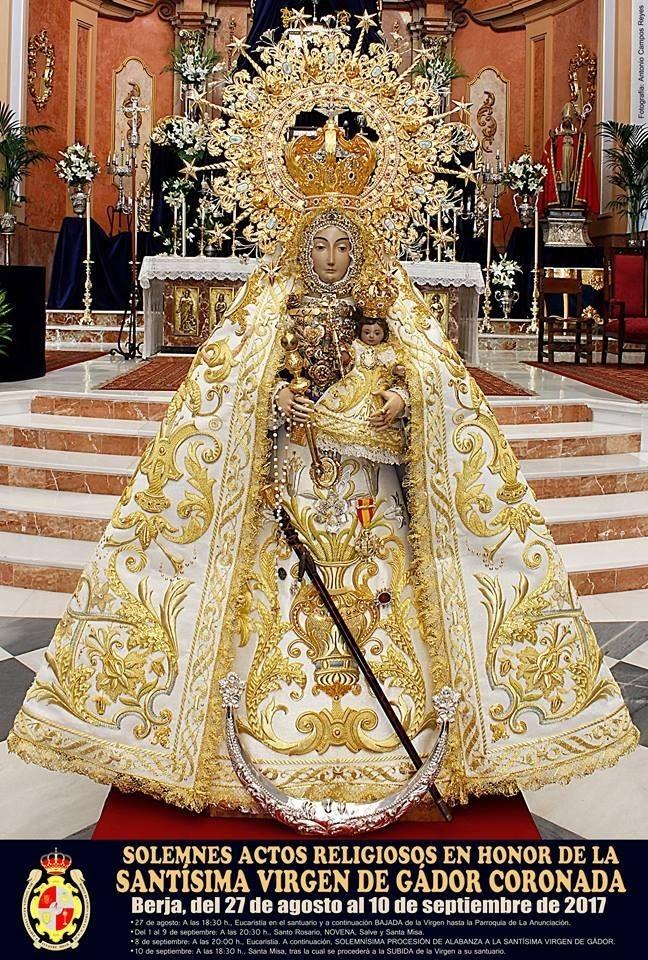 La Virgen de Gádor hará su bajada este domingo, a unos días del aniversario de su Coronación