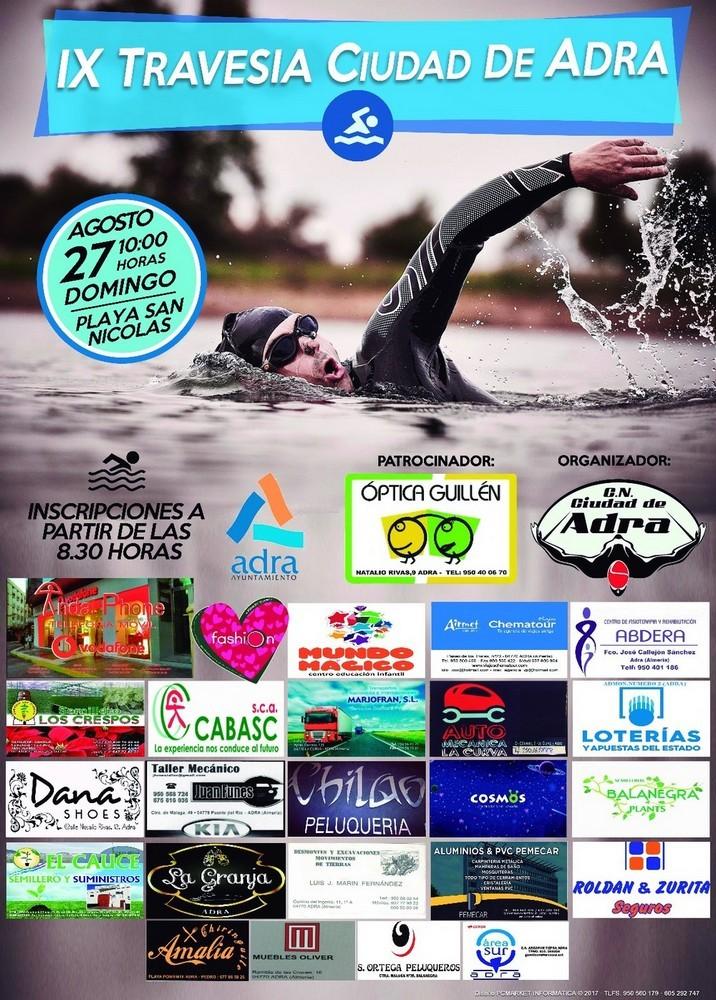 La IX Travesía a Nado ‘Ciudad de Adra’ se celebrará el próximo domingo