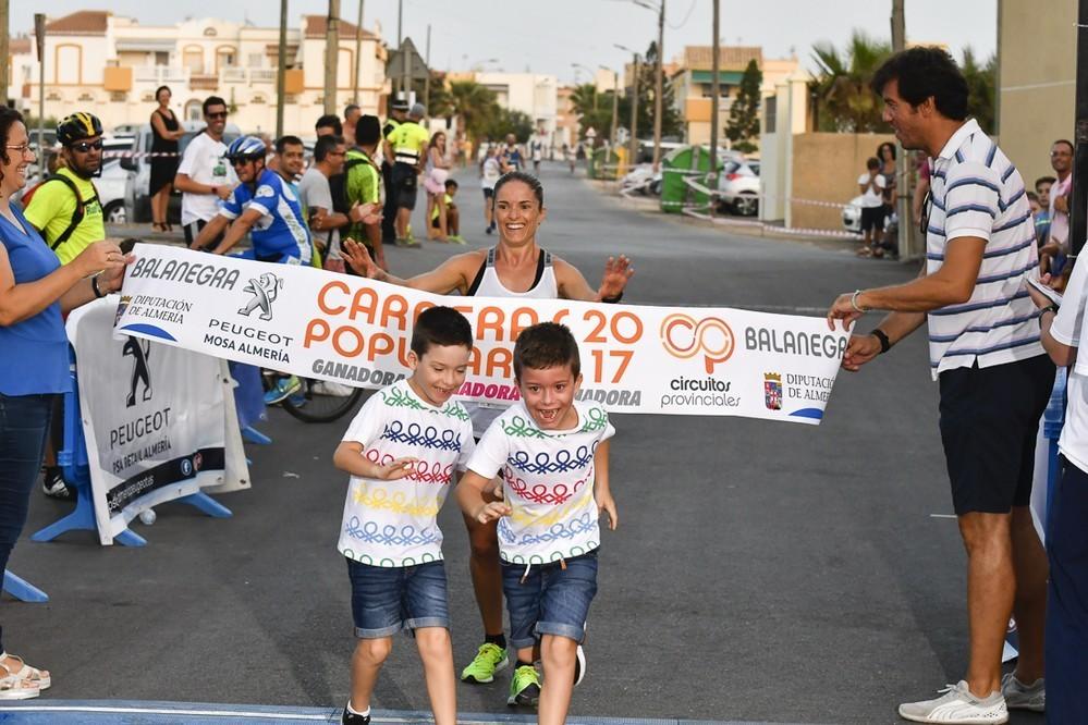 Paqui López Domene vence en la prueba del Circuito de Carreras Populares de Balanegra