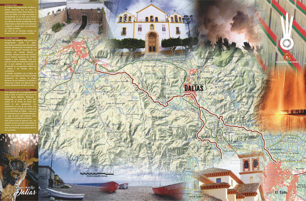 Pretenden evitar la circulación de peregrinos por la carretera de El Ejido a Berja debido a la activación del nivel 4 de alerta antiterrorista