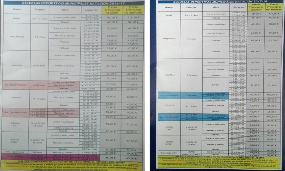 IU El Ejido denuncia el “tarifazo ilegal” en la piscina municipal