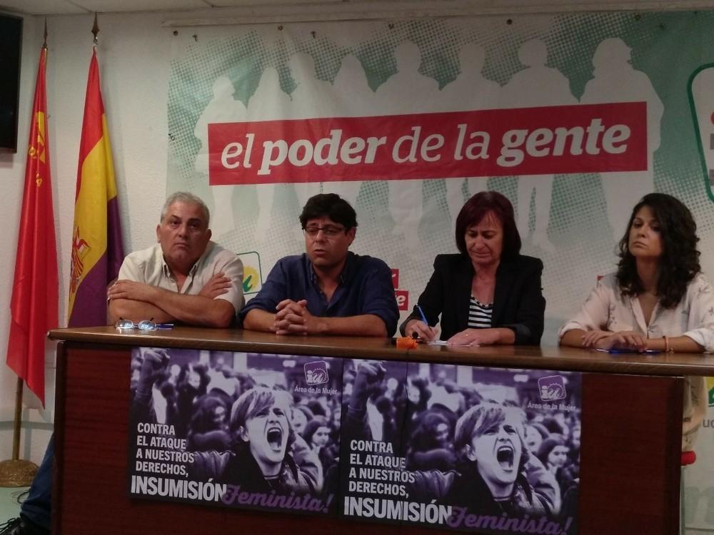 María Jesús Amate, Alexis Pineda y José Gabriel Luque, candidatos a la coordinación provincial de IU Almería