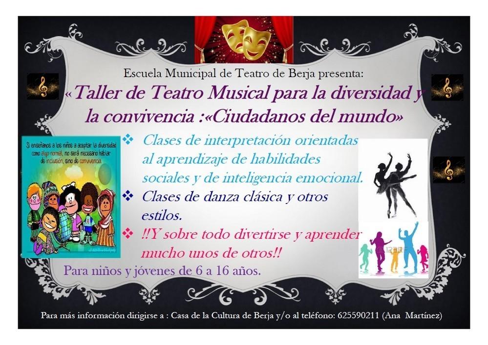 La Escuela Municipal de Teatro de Berja estrena un taller de Teatro Musical