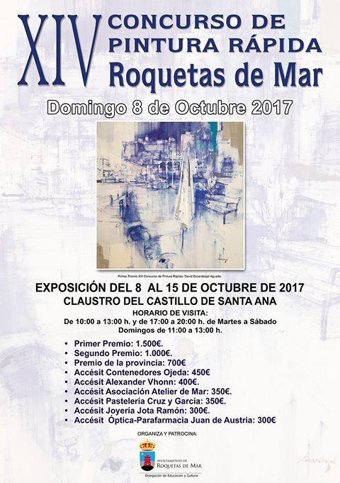 Roquetas de Mar acoge el XIV Concurso de Pintura Rápida