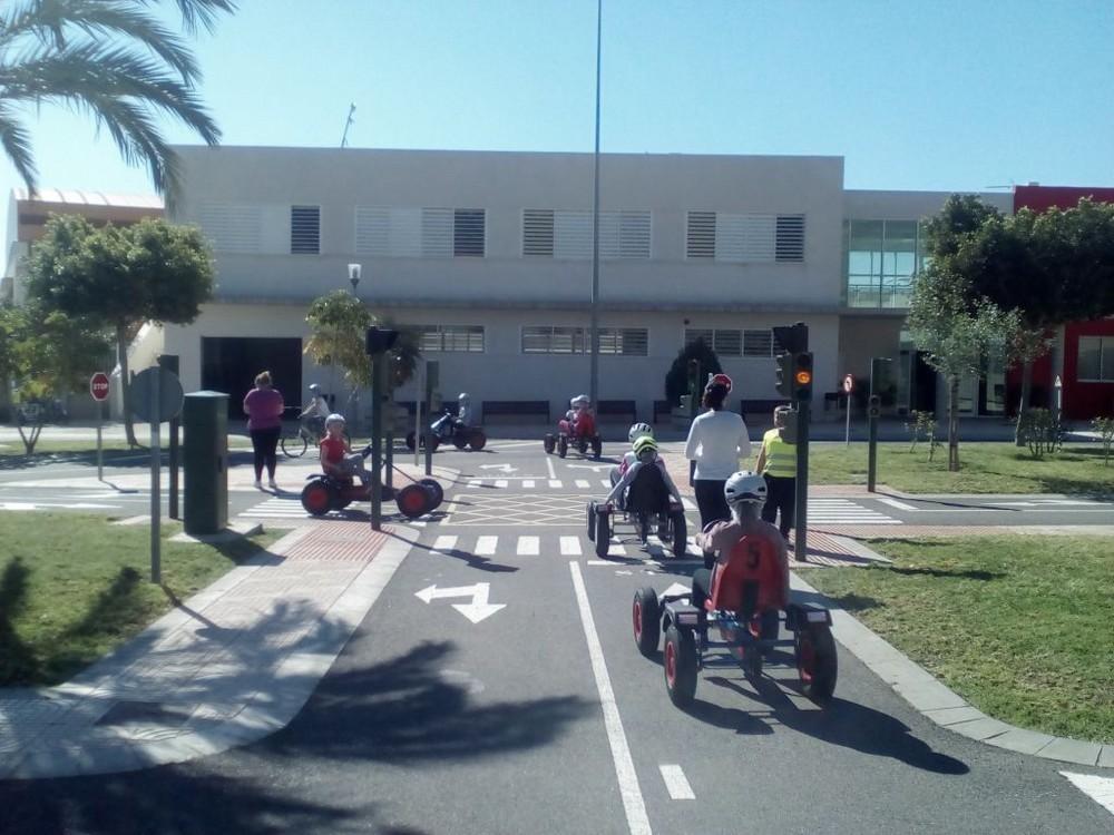 Catorce centros educativos de la provincia visitarán este curso el Parque Infantil de Tráfico de Vícar