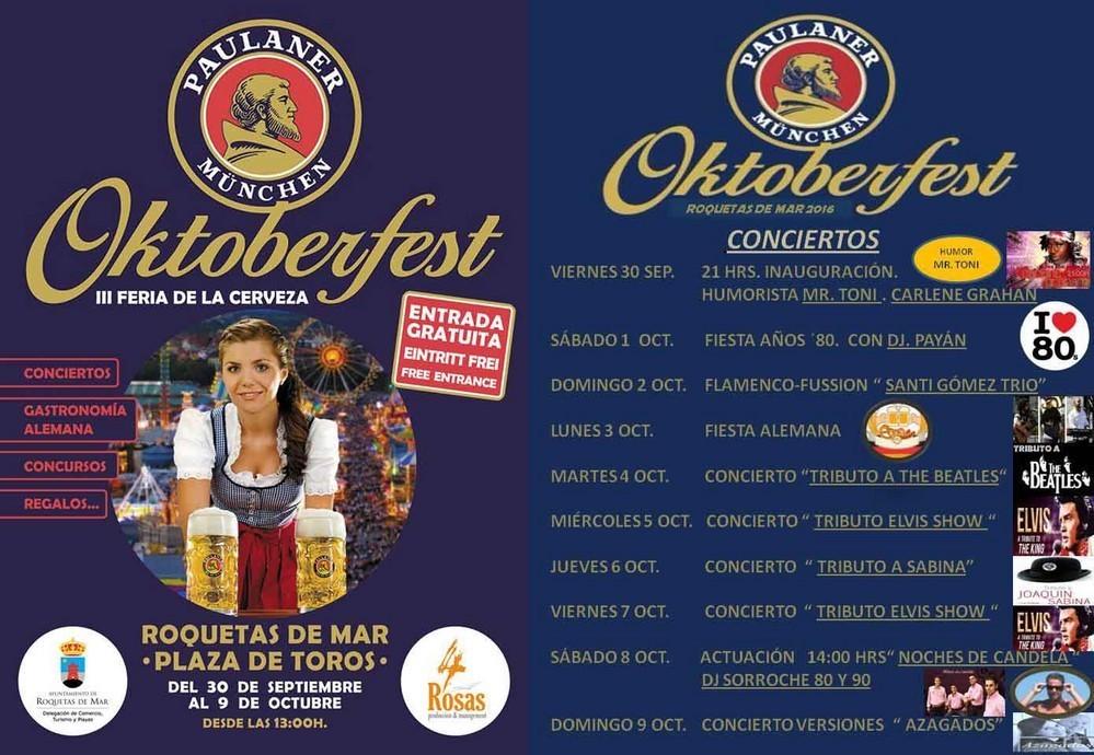 Roquetas de Mar celebra su III Oktoberfest