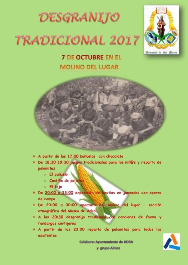  La Hermandad de San Marcos de Adra organiza el tradicional desgranijo el próximo sábado