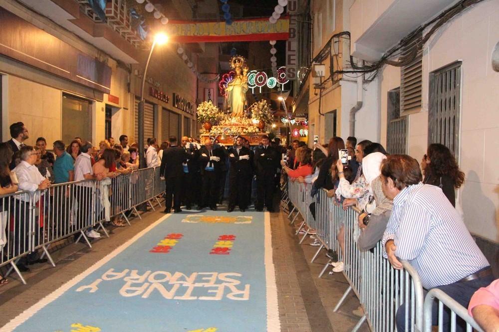 Roquetas de Mar muestra su fervor por la Virgen del Rosario en su 220 aniversario como patrona