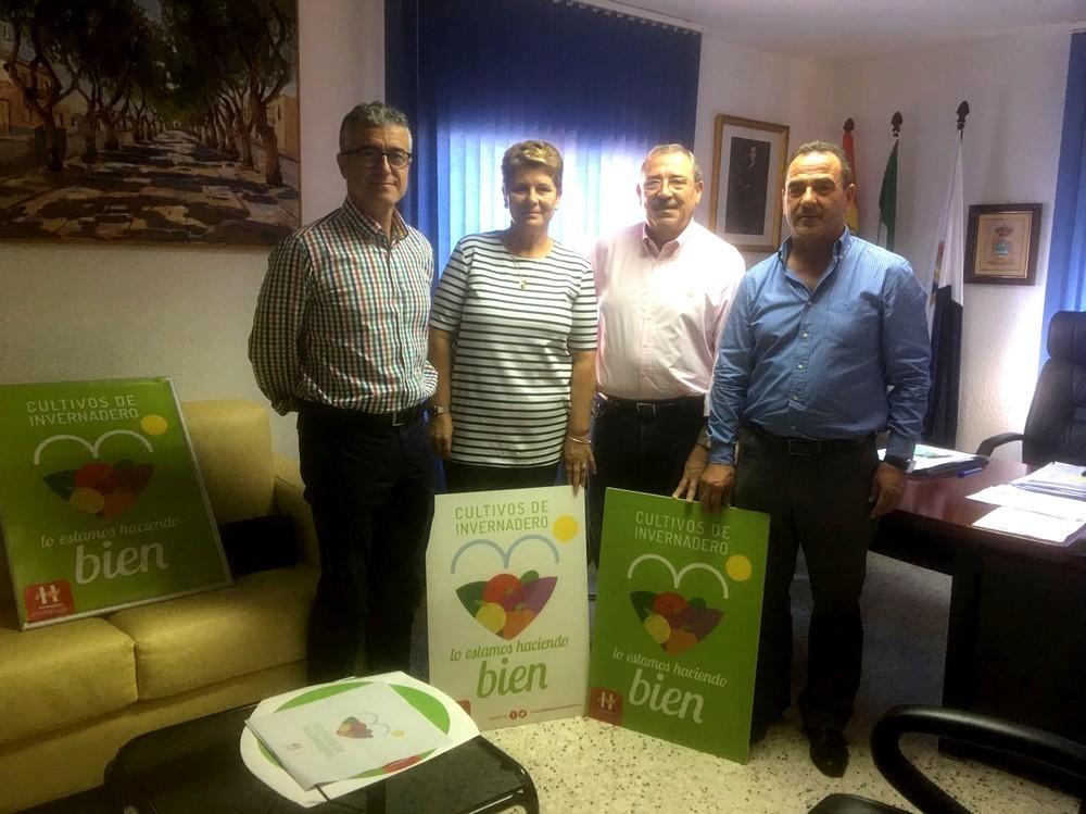 La Mojonera recibe  a la campaña de Hortiespaña