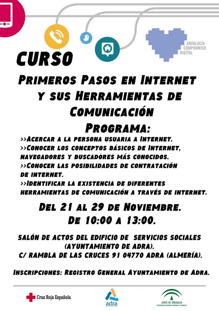 Adra acoge un curso de iniciación a Internet y sus herramientas en noviembre