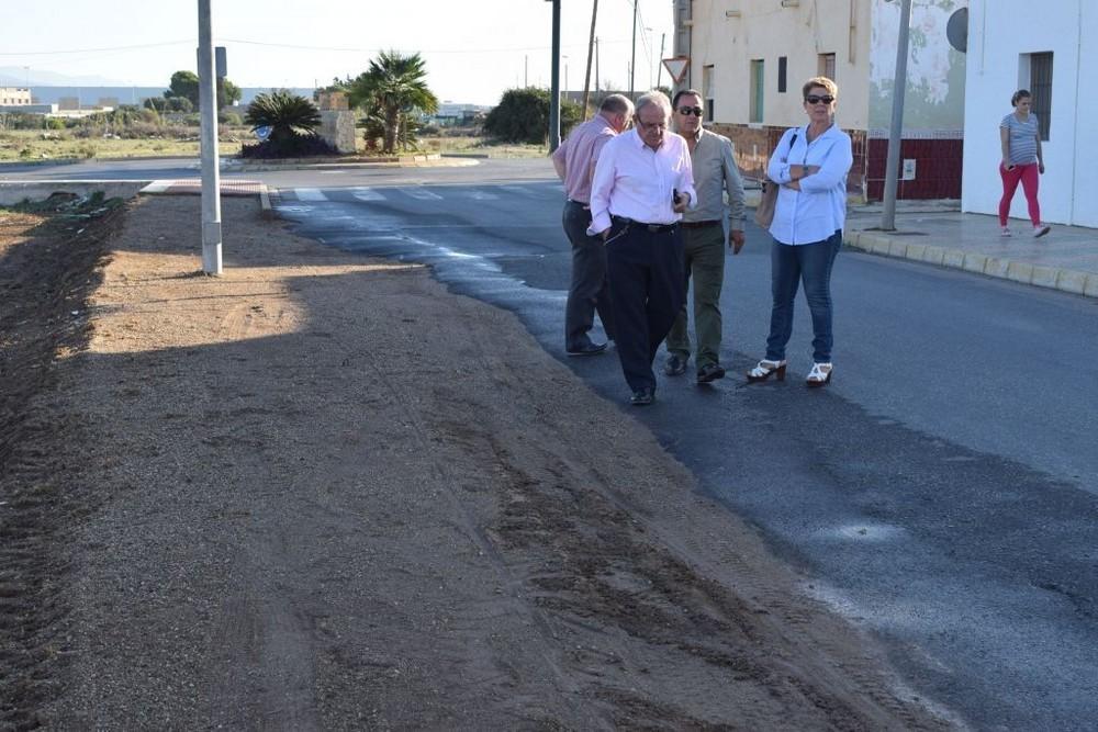 Vecinos de Llanos de Vícar y de La Mojonera verán mejorada la seguridad vial en el Camino de los Navarros
