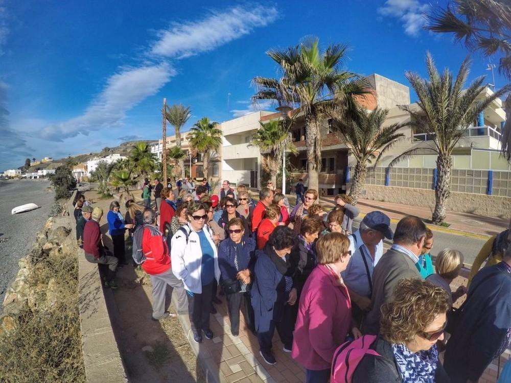 La Molata y Las Negras escenarios de la primera salida senderista de la XII Olimpiada de Mayores de Vícar