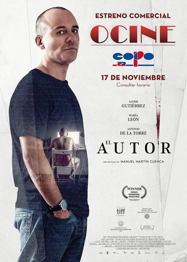 Las Salas O-Cine de COPO acogen este viernes el estreno nacional de la última película, 'El Autor', del director ejidense Manuel Martín Cuenca
