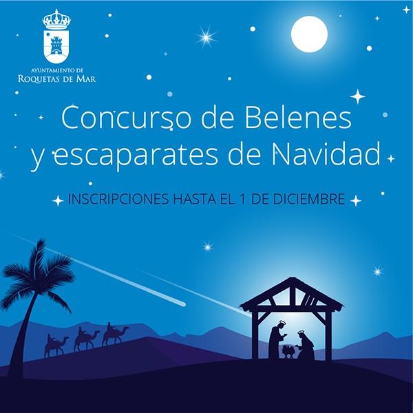 El Ayuntamiento de Roquetas convoca el concurso de belenes y de escaparates de Navidad