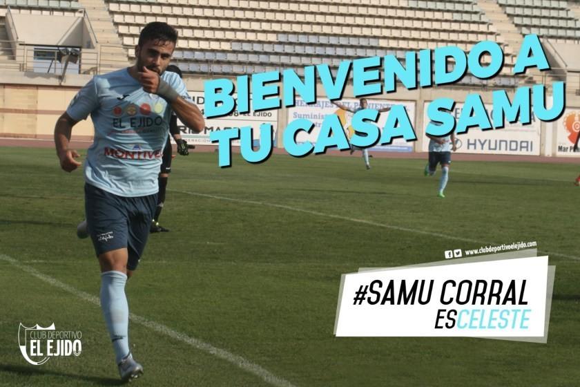 Samu Corral regresa y defenderá la camiseta celeste hasta final de temporada