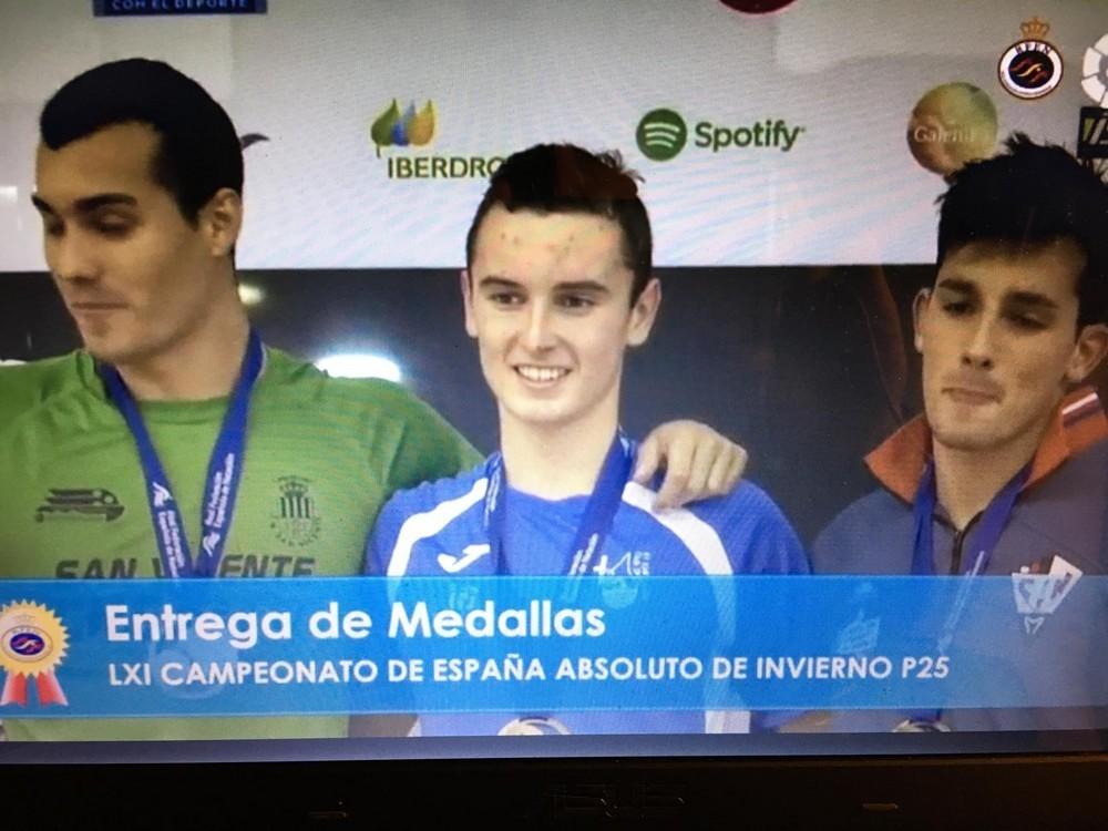 Manuel Martos, campeón de España absoluto de natación