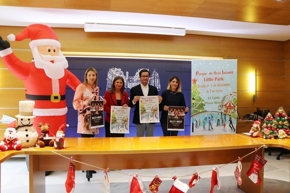 Un centenar de propuestas para toda la familia iluminan en El Ejido una Navidad muy especial, llena de cultura, ocio y diversión